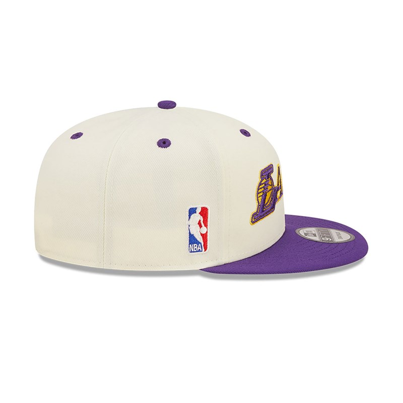 9fifty New Era La Lakers Logo Blend Gorras Blancos | DM8341520