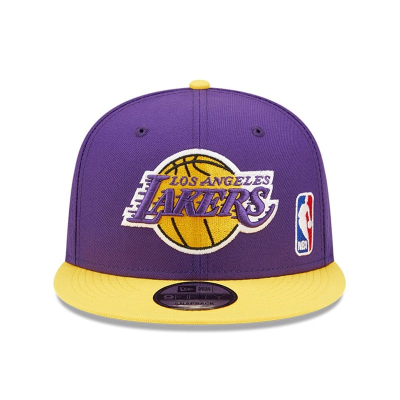 9fifty New Era La Lakers NBA Letter Arch Gorras Morados | EF6942738