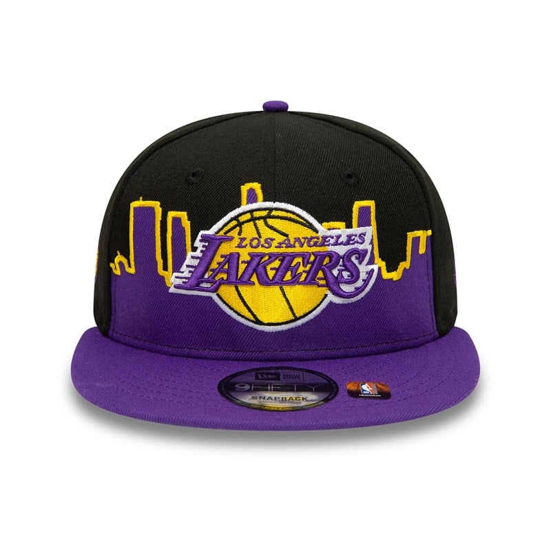 9fifty New Era La Lakers NBA Tip Off 2022 Fitted Gorras Negros | BX5479830