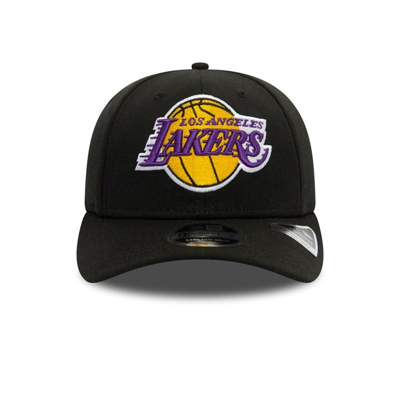 9fifty New Era La Lakers Stretch Snap Gorras Negros | YM0526431