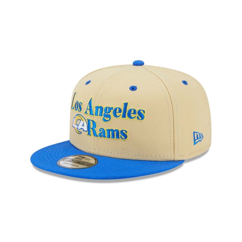 9fifty New Era La Rams NFL Retro Gorras Creme | GB4378059