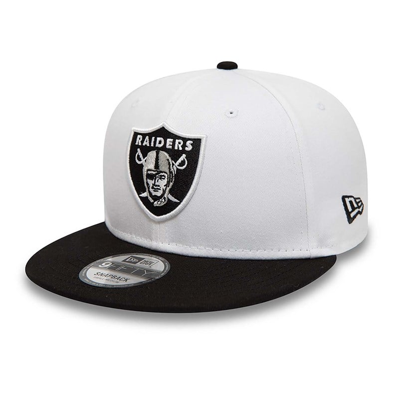 9fifty New Era Las Vegas Raiders Crown Patches Gorras Blancos | BI6548371