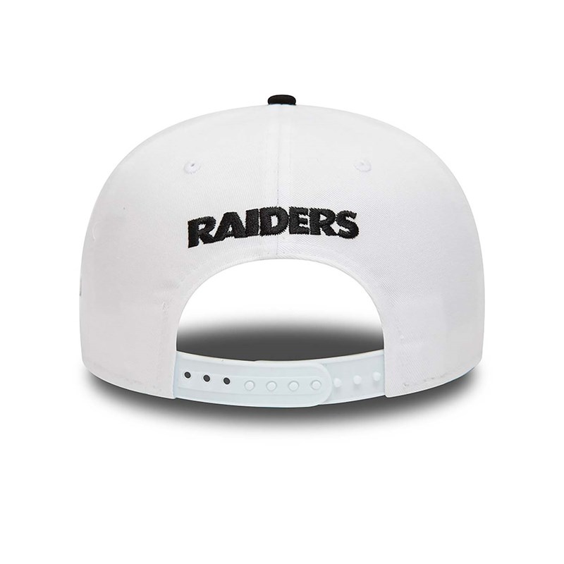 9fifty New Era Las Vegas Raiders Crown Patches Gorras Blancos | BI6548371