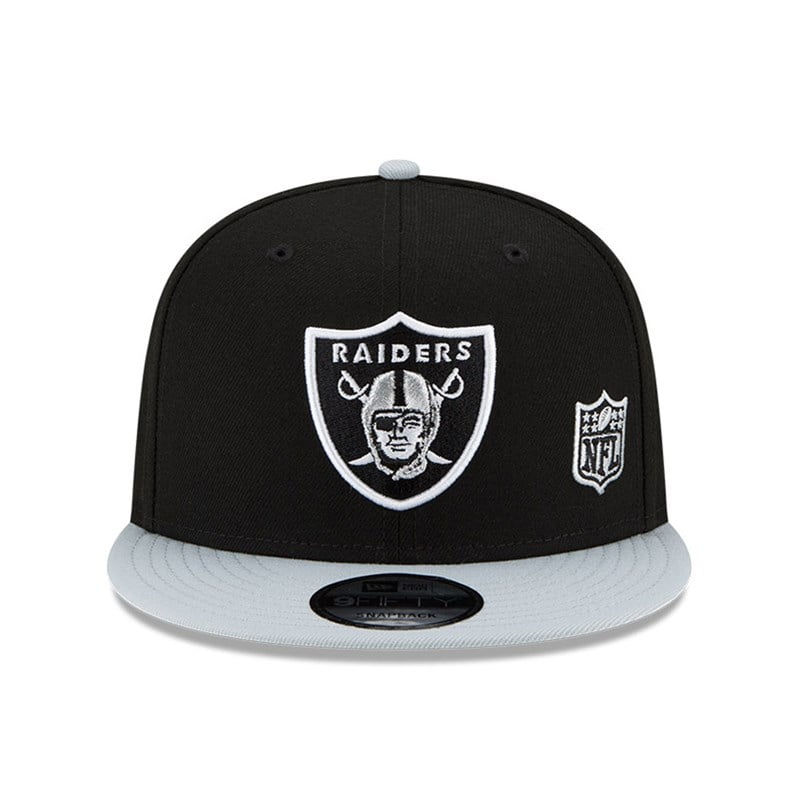 9fifty New Era Las Vegas Raiders NFL Letter Arch Gorras Negros | DV1579243