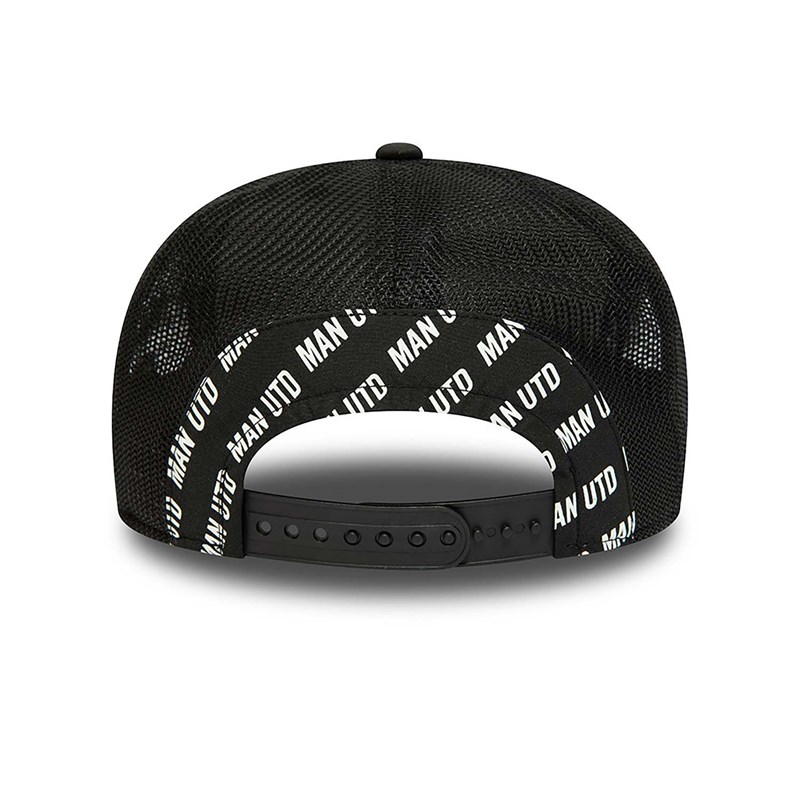 9fifty New Era Manchetser United Fc Tonal Stretch-snap Gorras Negros | YW4571368