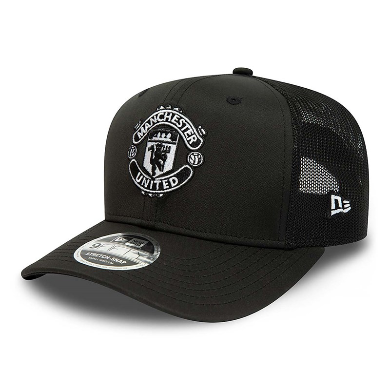 9fifty New Era Manchetser United Fc Tonal Stretch-snap Gorras Negros | YW4571368