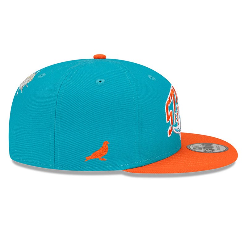 9fifty New Era Miami Dolphins X Staple Gorras Azules | RU8420693