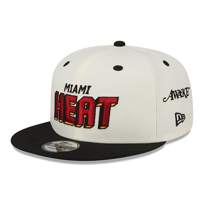 9fifty New Era Miami Heat Awake Gorras Blancos | PS8396752