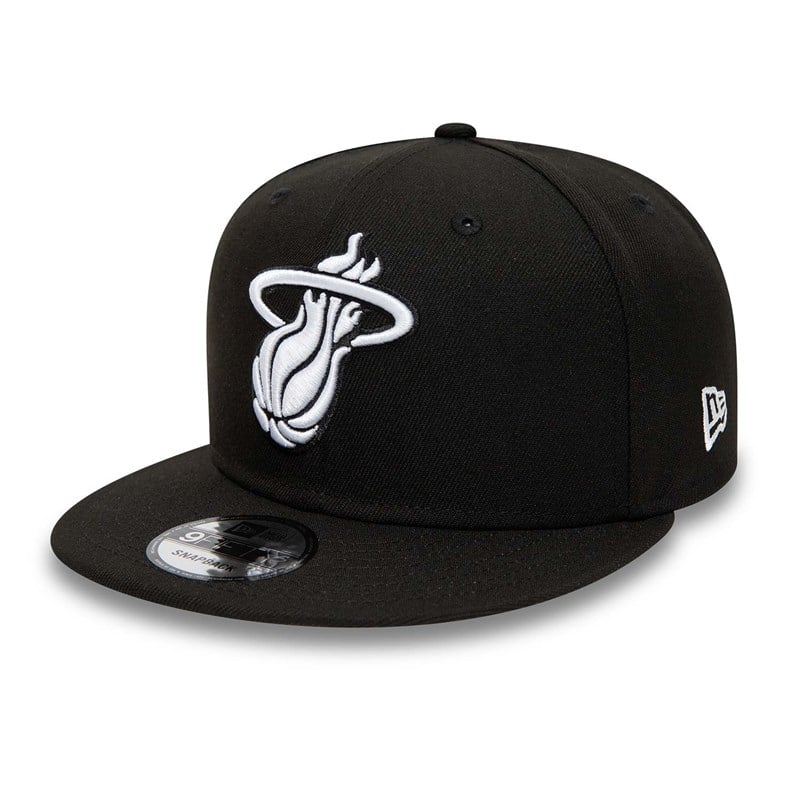 9fifty New Era Miami Heat Gorras Negros | HK7203156