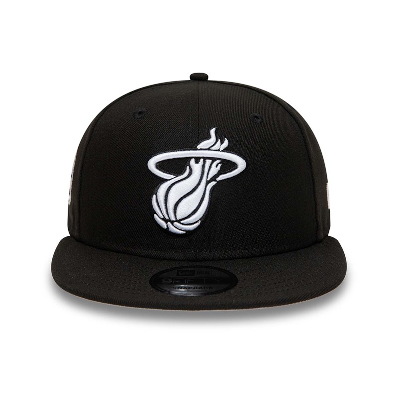 9fifty New Era Miami Heat Gorras Negros | HK7203156