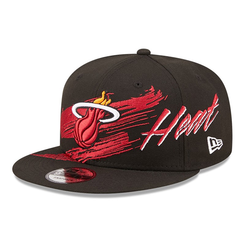 9fifty New Era Miami Heat NBA Sweep Gorras Negros | NG7842690