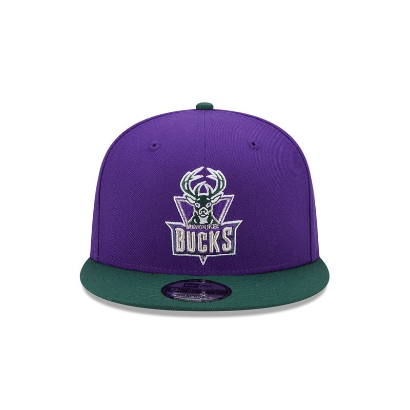 9fifty New Era Milwaukee Bucks NBA Classic Gorras Morados | JW8512794