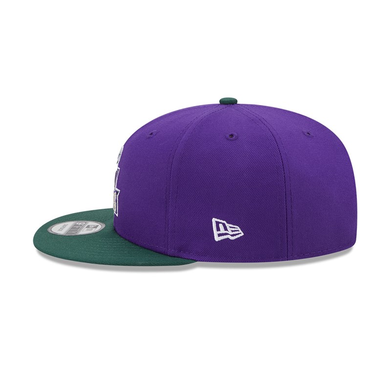 9fifty New Era Milwaukee Bucks NBA Classic Gorras Morados | JW8512794