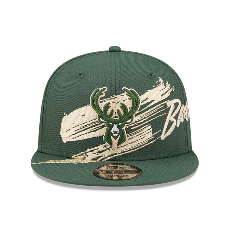 9fifty New Era Milwaukee Bucks NBA Sweep Gorras Verdes | LT4103725