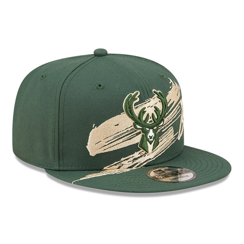 9fifty New Era Milwaukee Bucks NBA Sweep Gorras Verdes | LT4103725