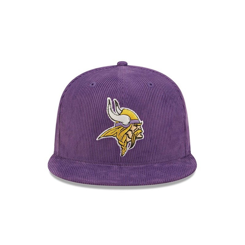 9fifty New Era Minnesota Vikings NFL Retro Cord Gorras Morados | MX0263145