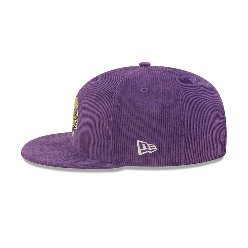 9fifty New Era Minnesota Vikings NFL Retro Cord Gorras Morados | MX0263145