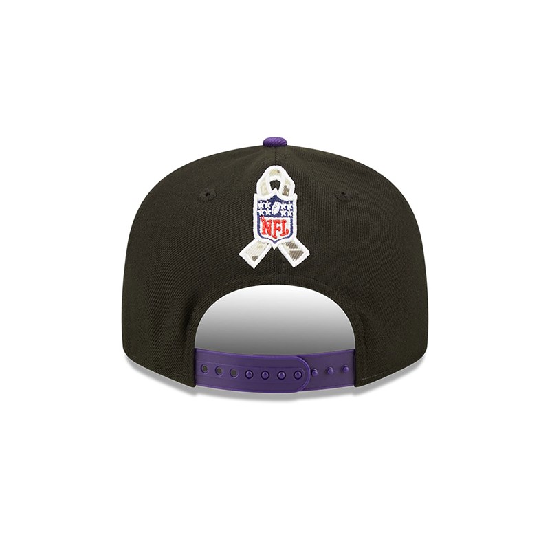 9fifty New Era Minnesota Vikings NFL Salute To Service Gorras Negros | XI8610279