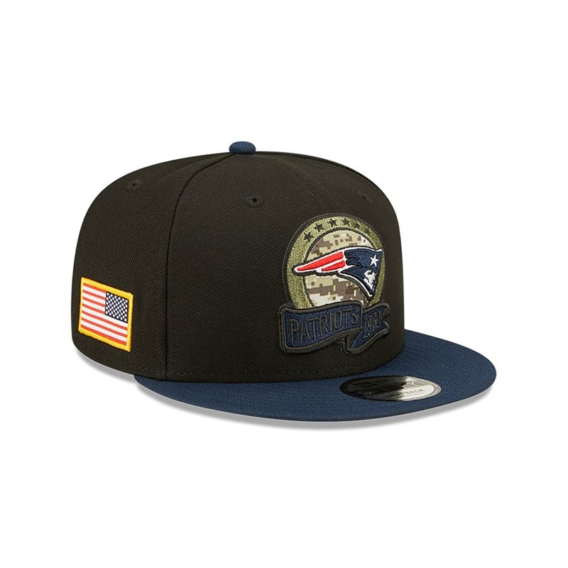 9fifty New Era New England Patriots NFL Salute To Service Gorras Negros | AR6294805