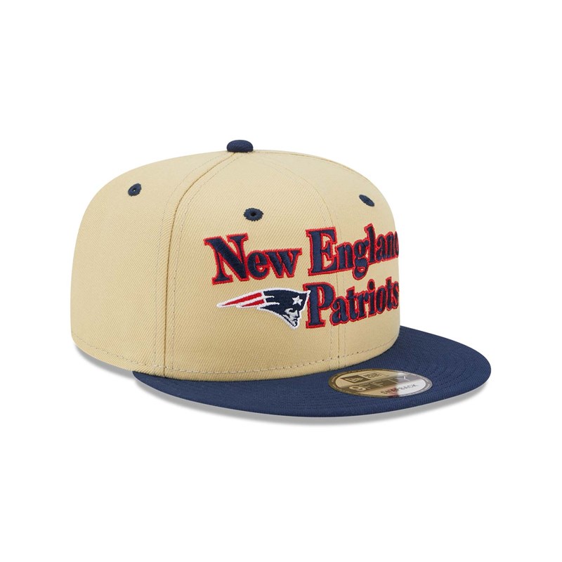 9fifty New Era New England Patriots NFL Retro Gorras Creme | NO8659724