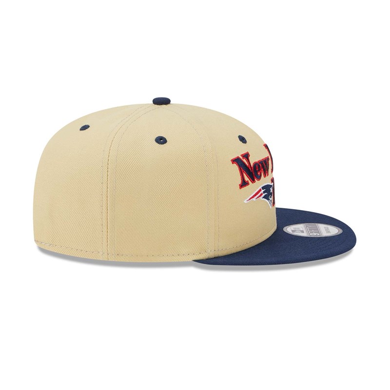 9fifty New Era New England Patriots NFL Retro Gorras Creme | NO8659724