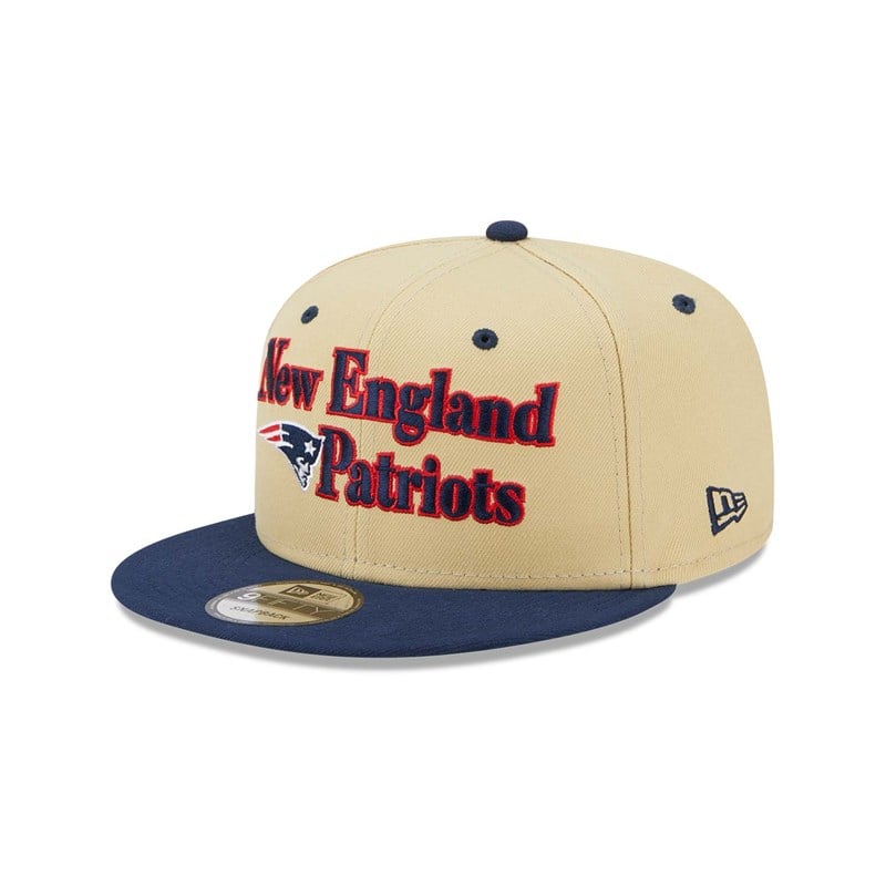 9fifty New Era New England Patriots NFL Retro Gorras Creme | NO8659724