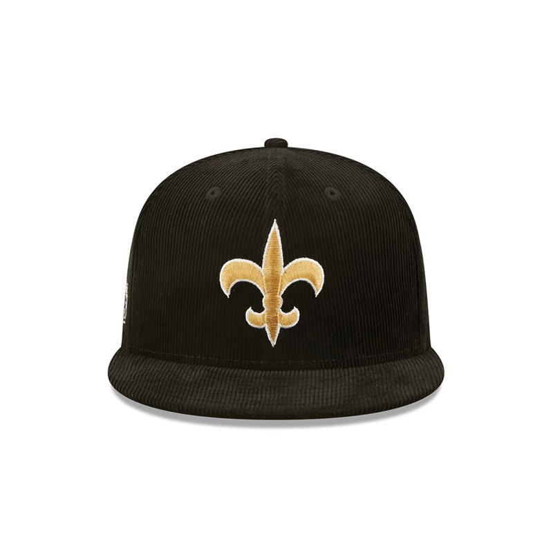 9fifty New Era New Orleans Saints NFL Retro Cord Gorras Negros | BX2984106