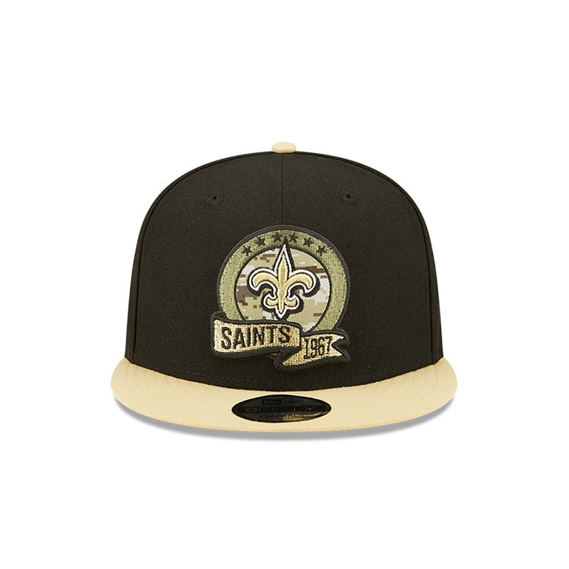 9fifty New Era New Orleans Saints NFL Salute To Service Gorras Negros | HY4257398