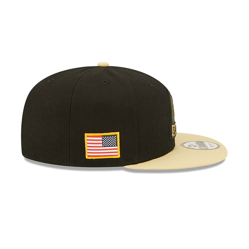 9fifty New Era New Orleans Saints NFL Salute To Service Gorras Negros | HY4257398