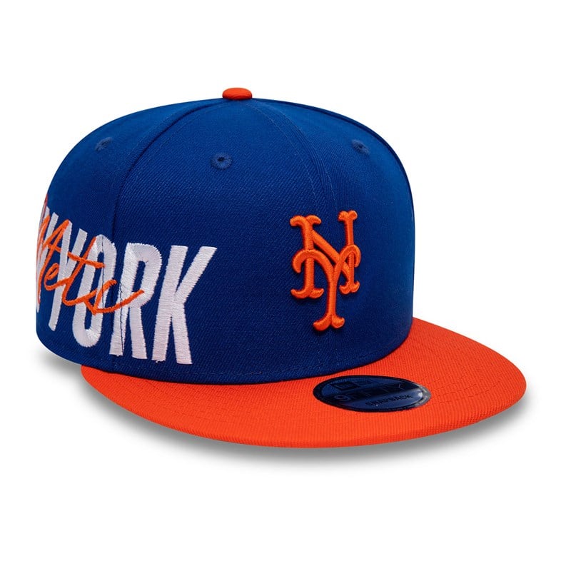 9fifty New Era New York Mets Side Font Gorras Azules | DL6729501