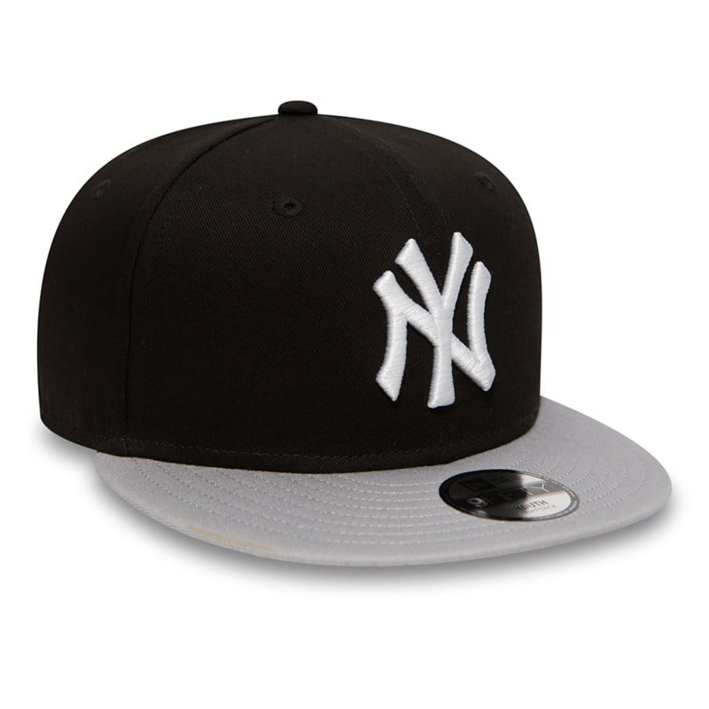 9fifty New Era New York Yankees Algodon Youth Gorras Negros | WU4021756