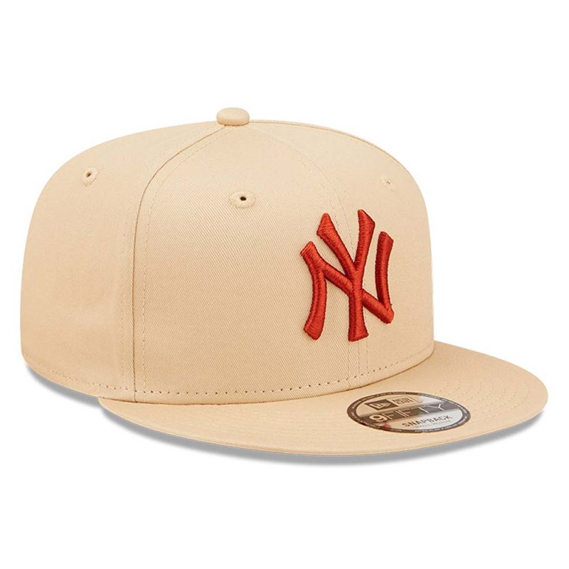 9fifty New Era New York Yankees League Essential Gorras Creme | YP6531807