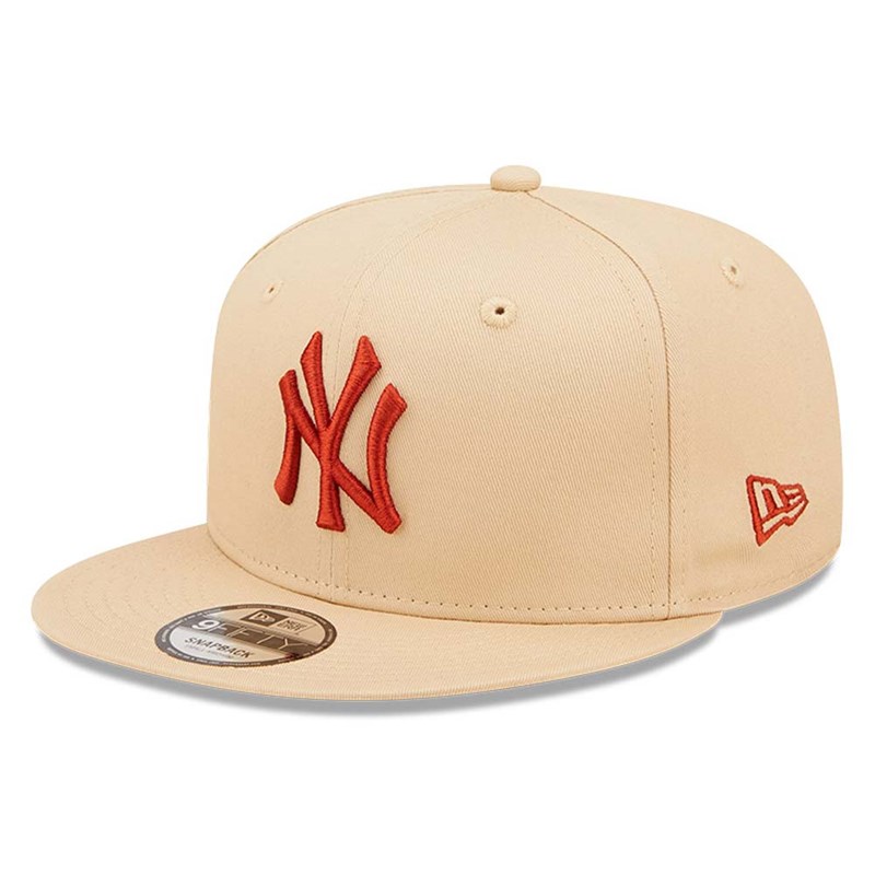 9fifty New Era New York Yankees League Essential Gorras Creme | YP6531807