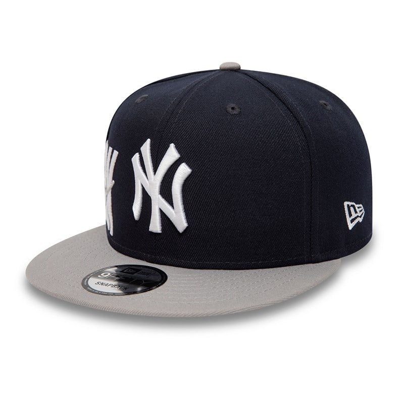 9fifty New Era New York Yankees Side Font Gorras Azules | LT4521067