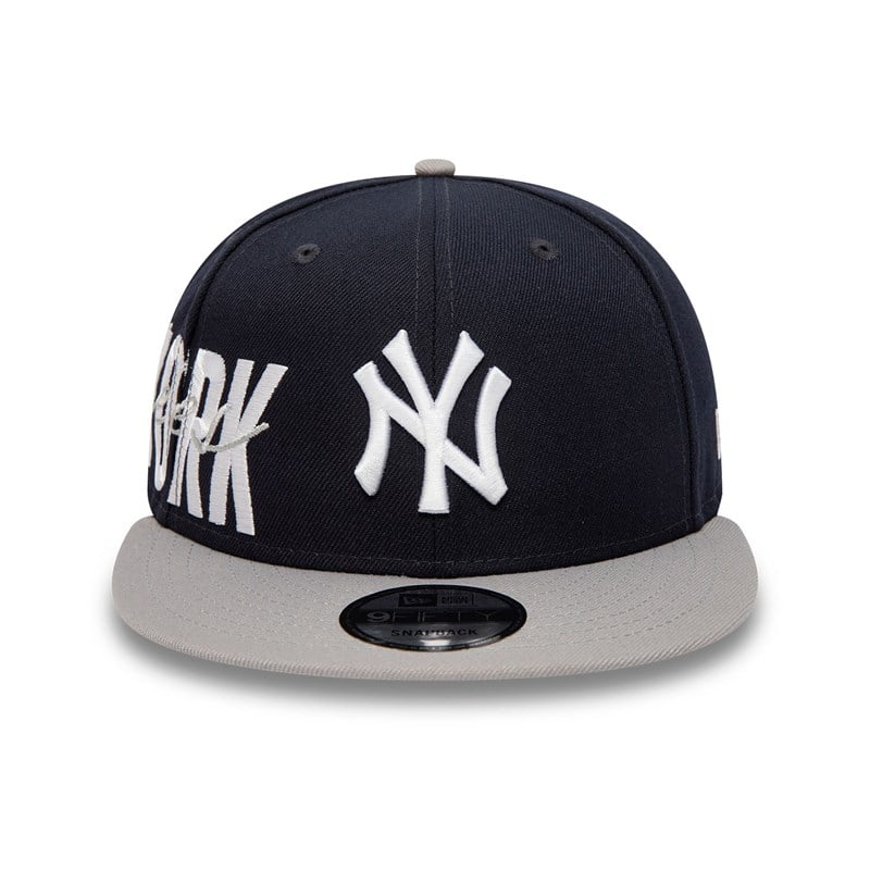 9fifty New Era New York Yankees Side Font Gorras Azules | LT4521067