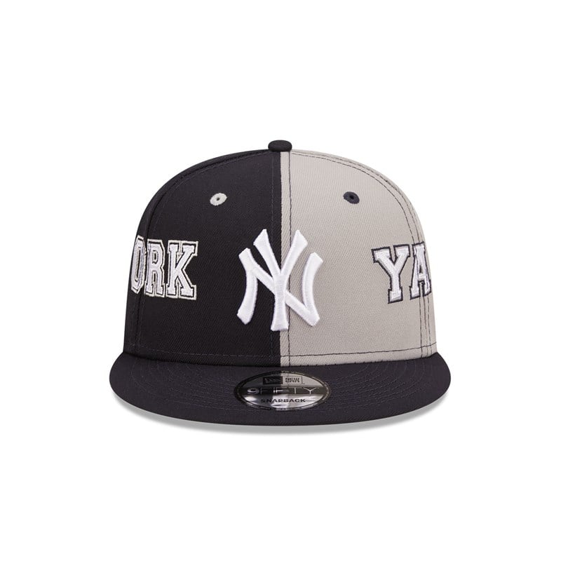 9fifty New Era New York Yankees Teamsplit Gorras Azules | XS7653241