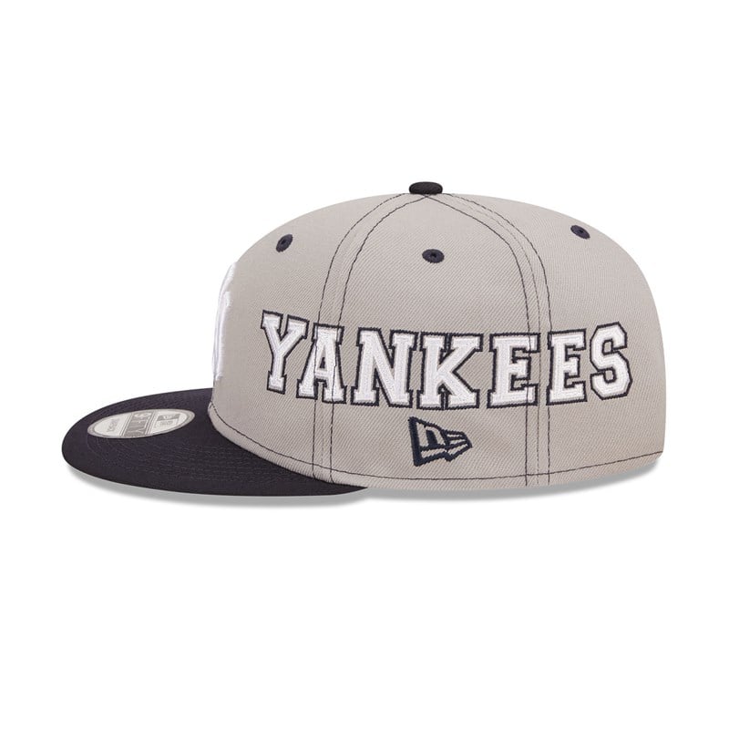 9fifty New Era New York Yankees Teamsplit Gorras Azules | XS7653241