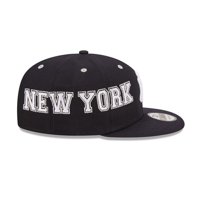 9fifty New Era New York Yankees Teamsplit Gorras Azules | XS7653241