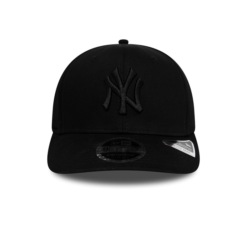 9fifty New Era New York Yankees Tonal Stretch Snap Gorras Negros | BG5876902