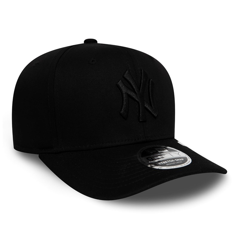 9fifty New Era New York Yankees Tonal Stretch Snap Gorras Negros | BG5876902