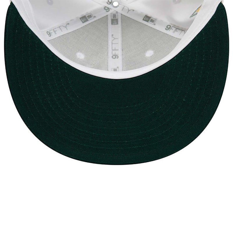 9fifty New Era Oakland Athletics Crown Patches Gorras Blancos | LH0962845