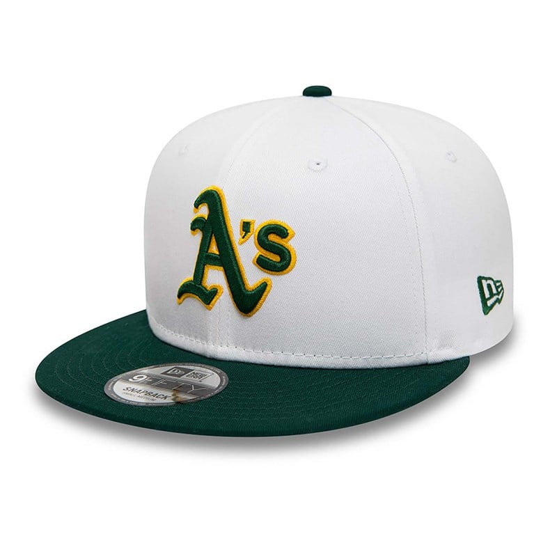 9fifty New Era Oakland Athletics Crown Patches Gorras Blancos | LH0962845