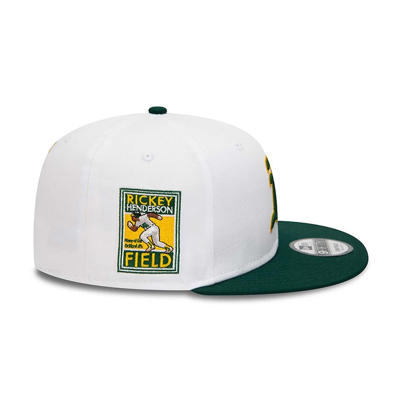 9fifty New Era Oakland Athletics Crown Patches Gorras Blancos | LH0962845