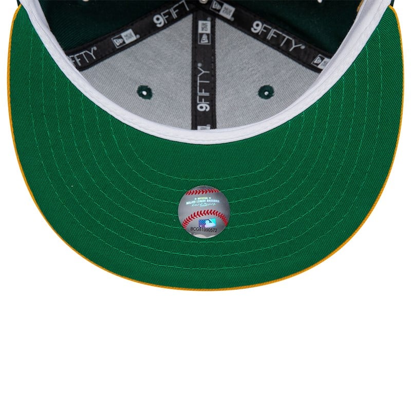 9fifty New Era Oakland Athletics Side Font Gorras Verdes | GV5098261