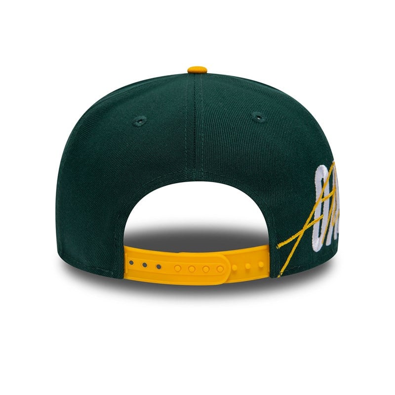 9fifty New Era Oakland Athletics Side Font Gorras Verdes | GV5098261