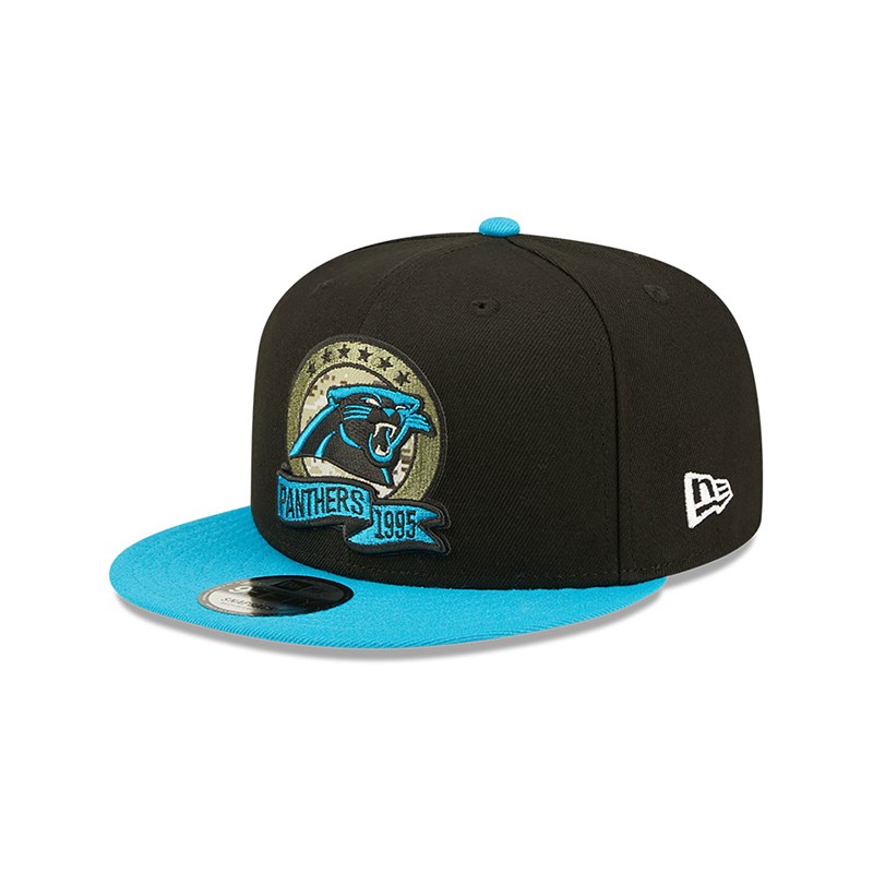 9fifty New Era Panthers NFL Salute To Service Gorras Negros | YD2807319