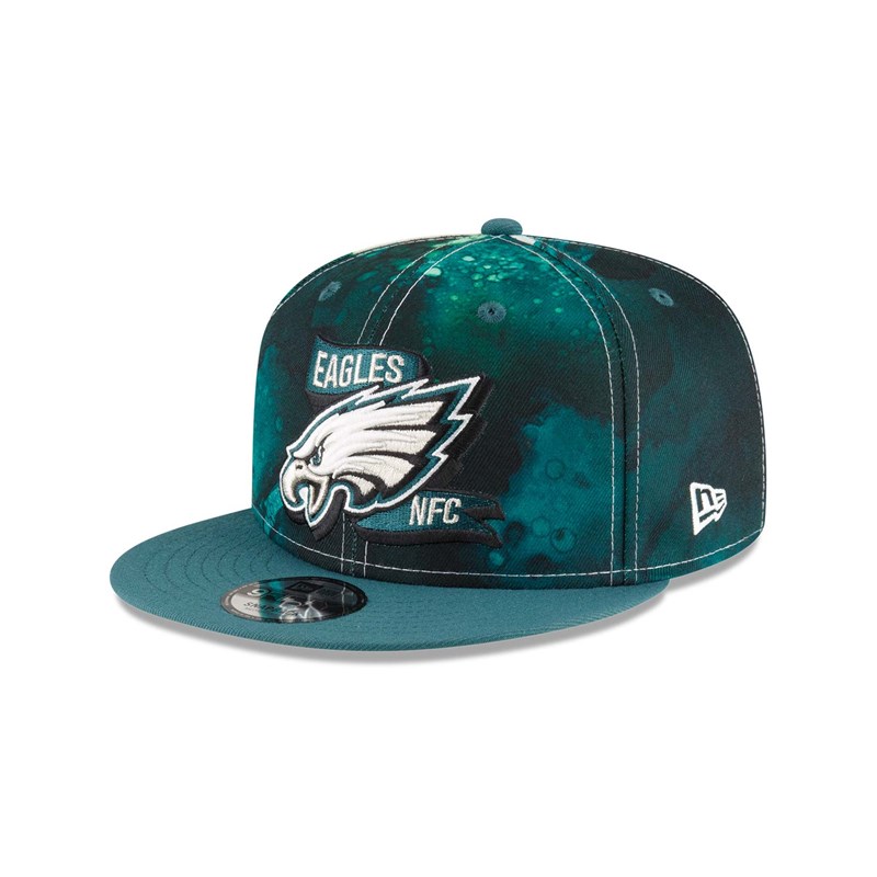 9fifty New Era Philadelphia Eagles NFL Sideline 2022 Gorras Verdes | WO0129736