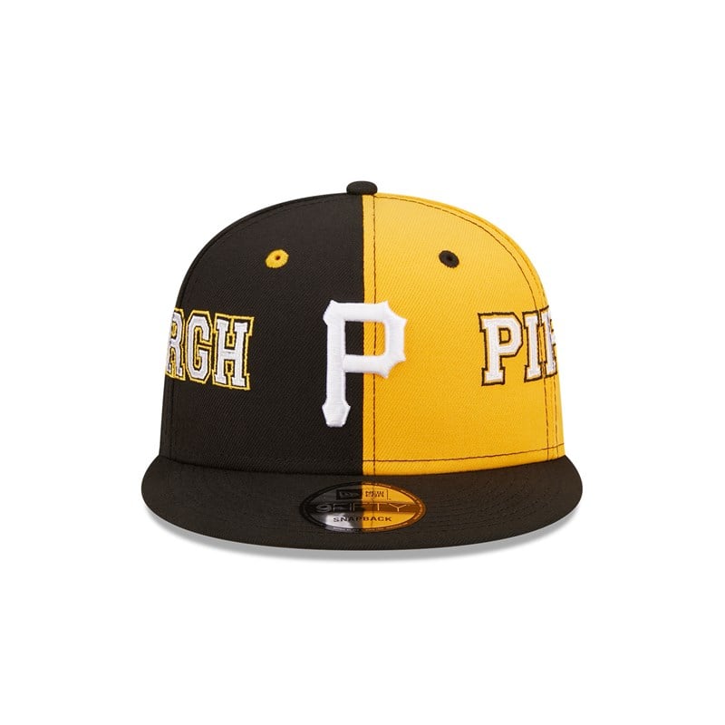 9fifty New Era Pittsburgh Pirates Teamsplit Gorras Negros | ZE0267918