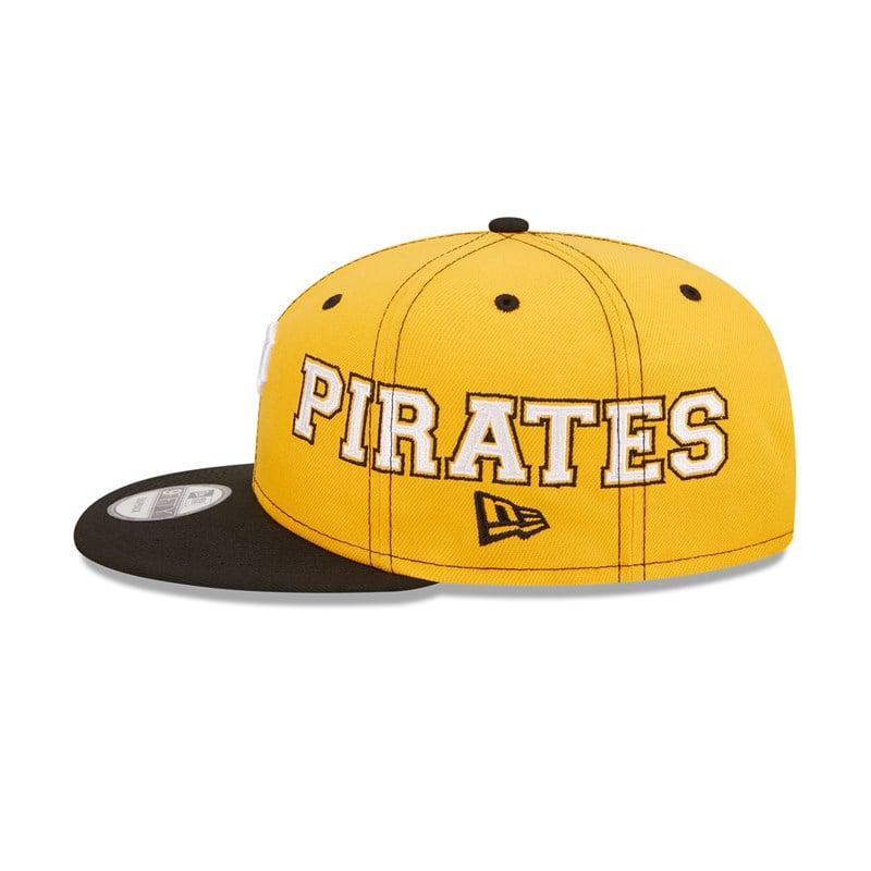 9fifty New Era Pittsburgh Pirates Teamsplit Gorras Negros | ZE0267918