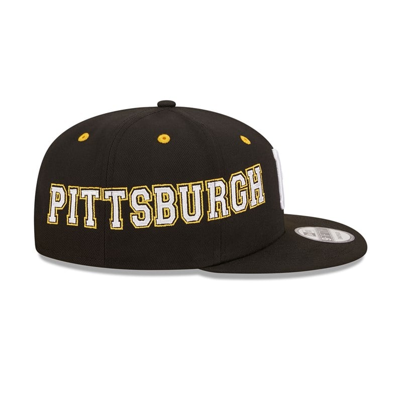 9fifty New Era Pittsburgh Pirates Teamsplit Gorras Negros | ZE0267918